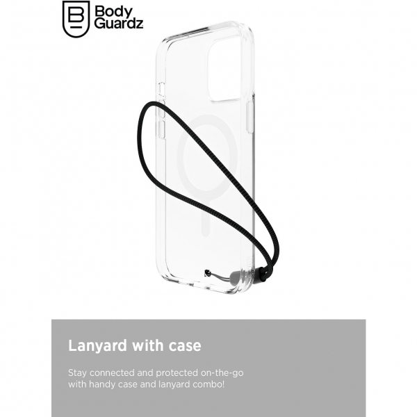 BodyGuardz Carve Serisi Apple iPhone 15 Pro Max effaf Klf-Clear