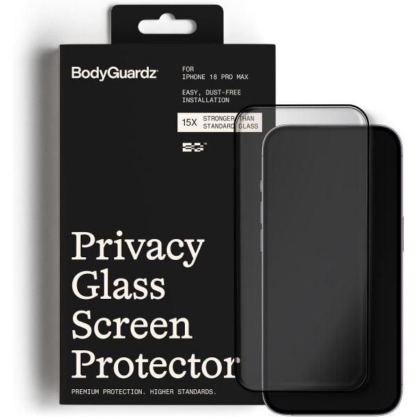 BodyGuardz Privacy iPhone 18 Pro Max Ekran Koruyucu