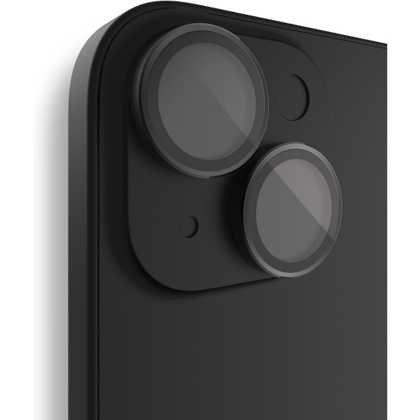 BodyGuardz Pure iPhone 15/Plus Kamera Lens Koruyucu -Black