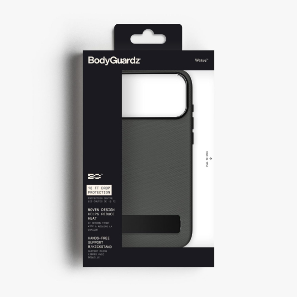 BodyGuardz Weave iPhone 18 Pro Max K�l�f-Black