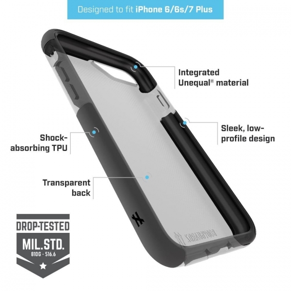 BodyGuardz iPhone 8 Plus Klf-Smoke Black