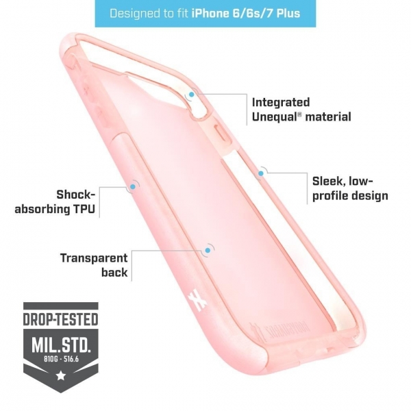 BodyGuardz iPhone 8 Plus Klf-Pink White