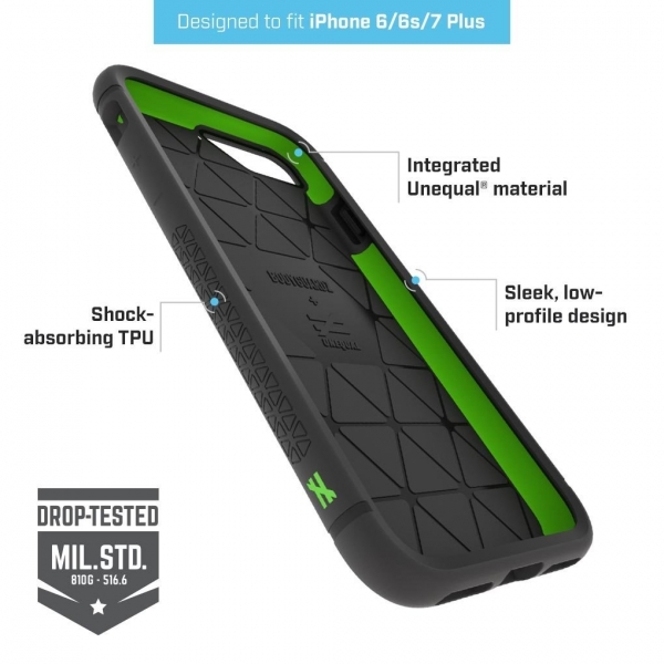 BodyGuardz iPhone 8 Plus Klf (MIL-STD-810G)-Black