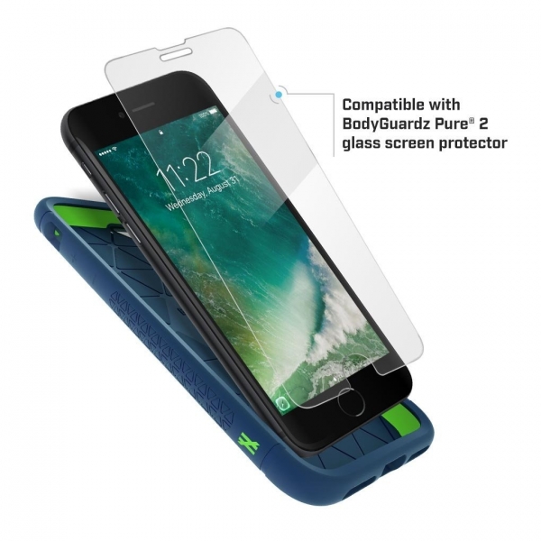 BodyGuardz iPhone 8 Plus Klf (MIL-STD-810G)-Blue