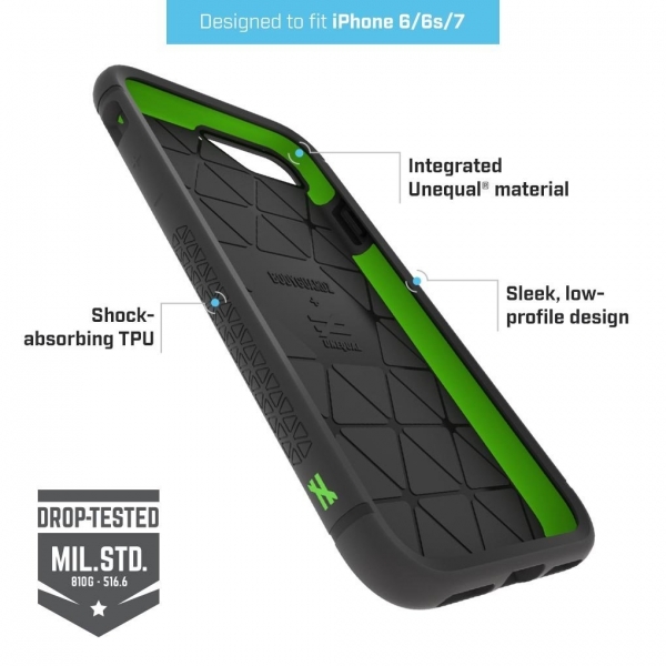 BodyGuardz iPhone 8 Klf (MIL-STD-810G)-Black