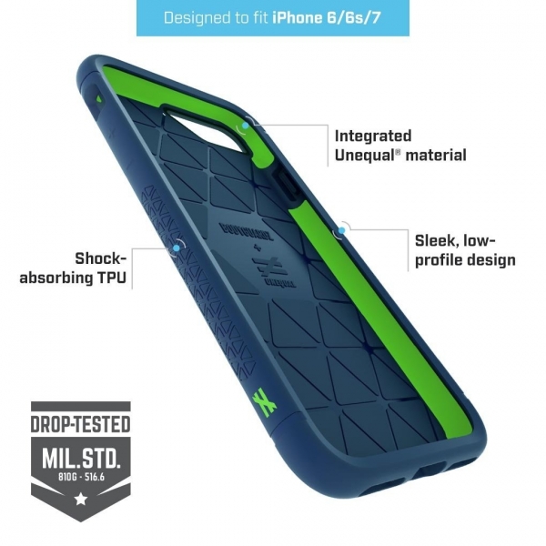 BodyGuardz iPhone 8 Klf (MIL-STD-810G)-Blue