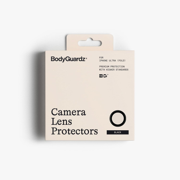 BodyGuardz iPhone Duo Kamera Lens Koruyucu-Black