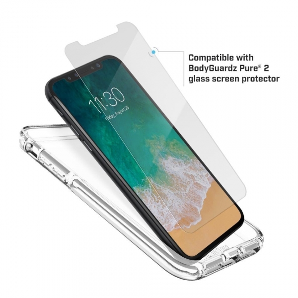 BodyGuardz iPhone X Ace Pro Klf-Clear Clear