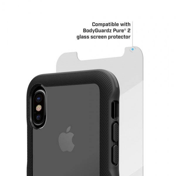 BodyGuardz iPhone X Trainr Klf-Black Gray