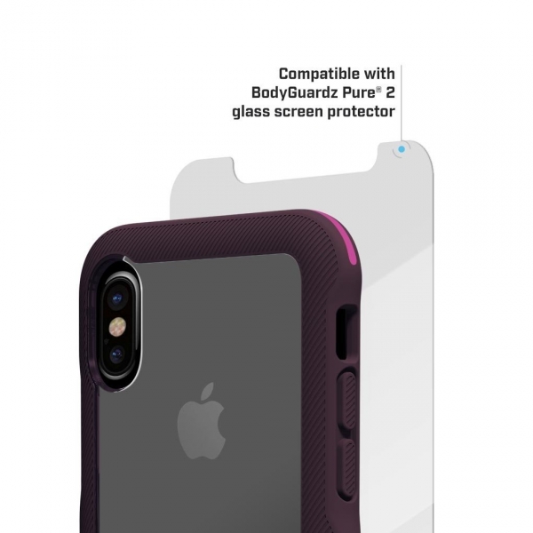 BodyGuardz iPhone X Trainr Klf-Plum Pink