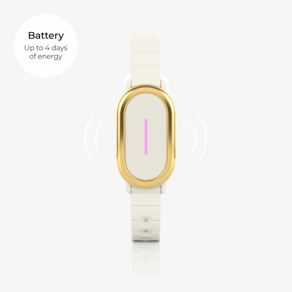 BondTouch 4 Akll Bluetooth Ak Bileklii-White Gold