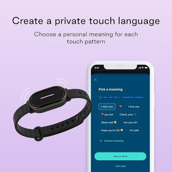 BondTouch 4 Akll Bluetooth Ak Bileklii (ift)-Black Black 