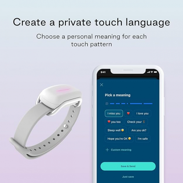 BondTouch Akll Bluetooth Ak Bileklii-White White 