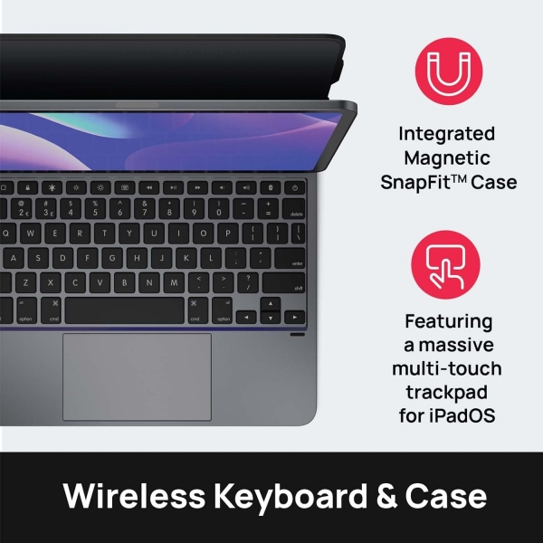 Brydge Max Plus iPad Pro 3.Nesil Klavyeli Klf -Space Gray