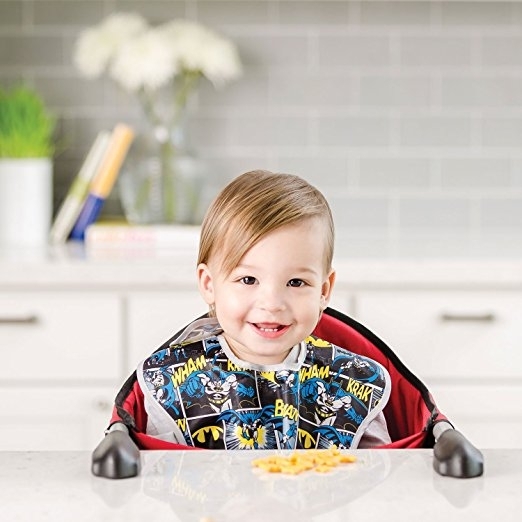 Bumkins Baby Su Geirmez Mama nl (2 Adet/6-24 Ay)-Batman Icon