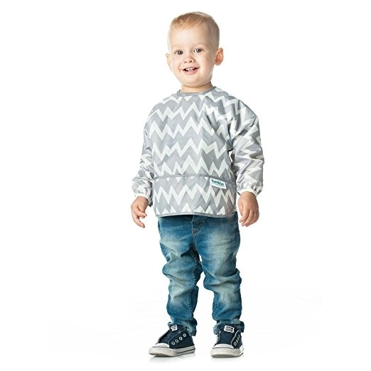 Bumkins Su Geirmez Mama nl (6-24 Ay)-Gray Chevron