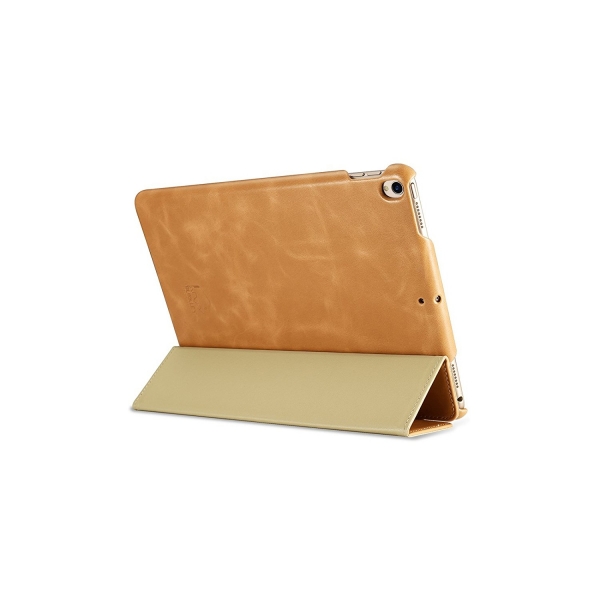 Burkley Case iPad Pro Deri Stand Klf (10.5 in)-Khaki
