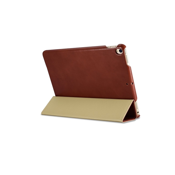 Burkley Case iPad Pro Deri Stand Klf (10.5 in)-Brown