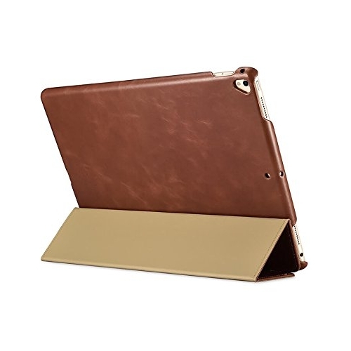 Burkley Case iPad Pro Deri Stand Klf (12.9 in)-Brown