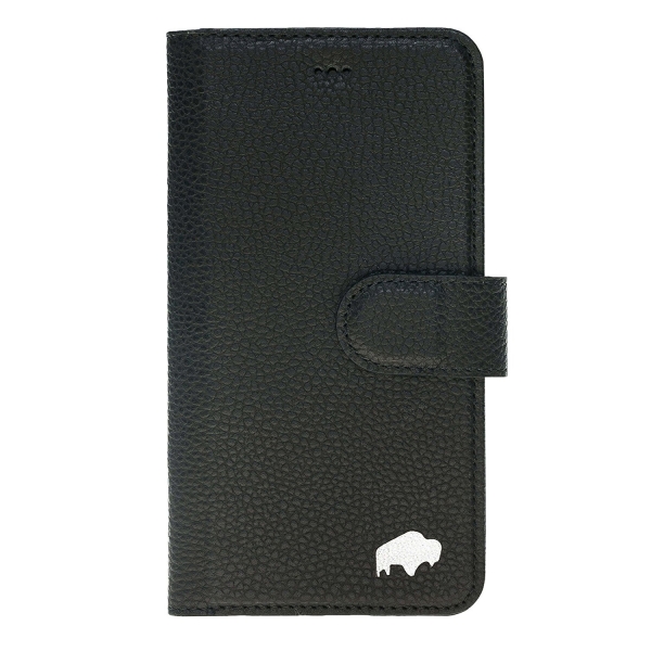 Burkley Case iPhone X Deri C�zdan K�l�f-Pebble Black