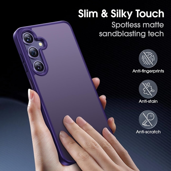 CASEKOO Genuine Galaxy S24 Dayankl Klf -Purple