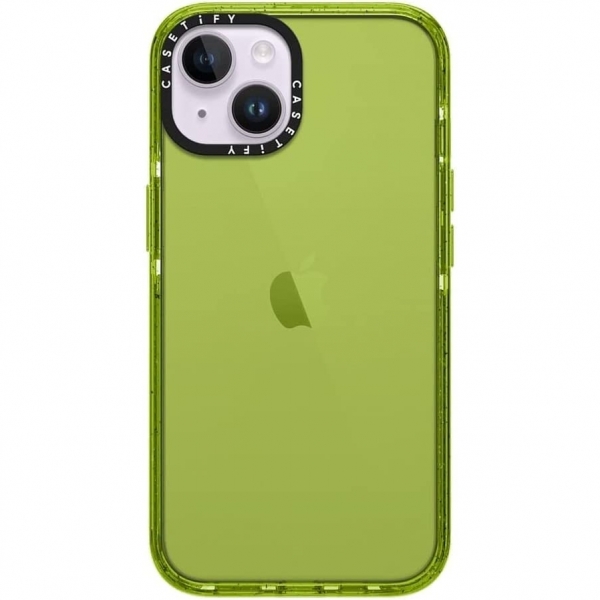 CASETiFY Impact Serisi Apple iPhone 14 Klf(MIL-STD-810G)-Kiwi