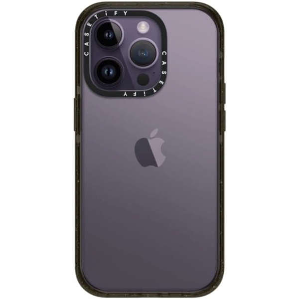 CASETiFY Impact Serisi Apple iPhone 14 Pro Max Klf(MIL-STD-810G)-Glossy Black