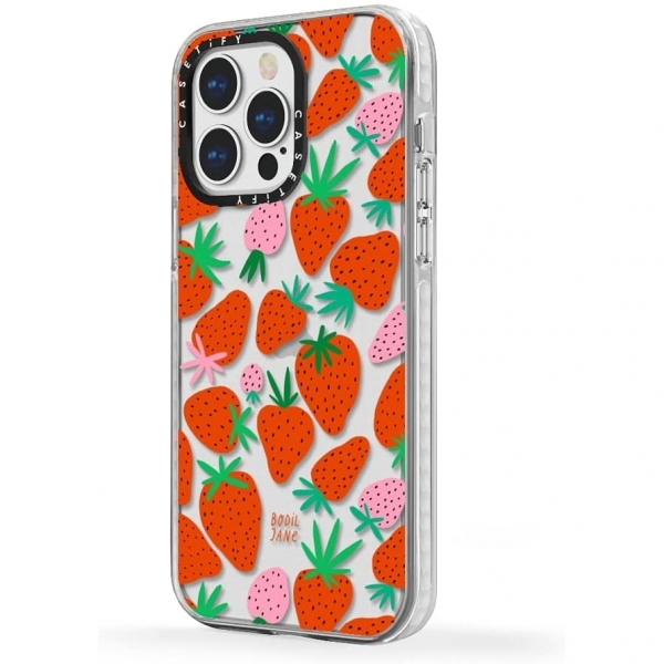 CASETiFY iPhone 13 Pro Max Klf-Strawberries