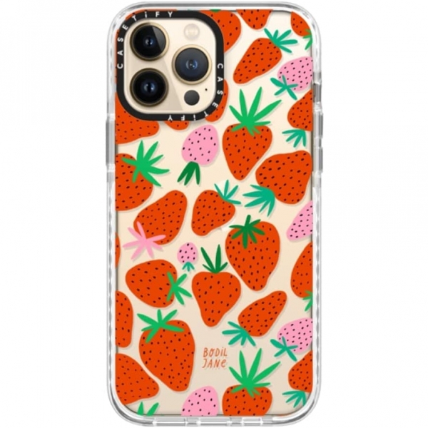 CASETiFY iPhone 13 Pro Max Klf-Strawberries