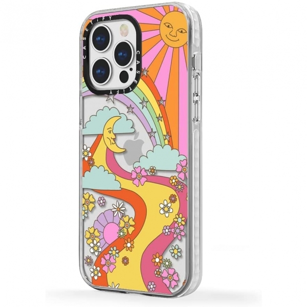 CASETiFY iPhone 13 Pro Max K�l�f-Flower Power Retro