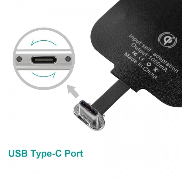 CHGeek USB-C Qi Kablosuz arj Alcs