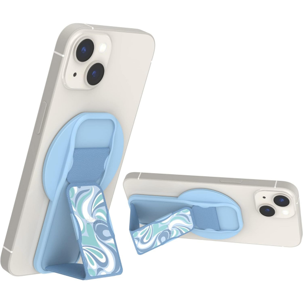 CLCKR MagSafe Uyumlu Standl iPhone 15 Tutucu-Paisley Swirl