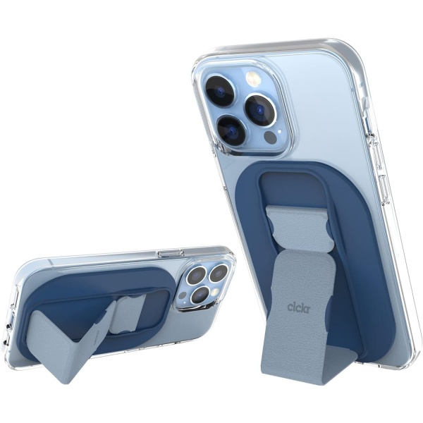 CLCKR MagSafe Uyumlu Standl iPhone 15 Tutucu-Dark Blue