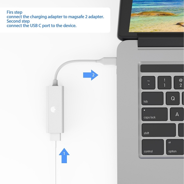 CONMDEX USB C to Magsafe 2 Adapt�r