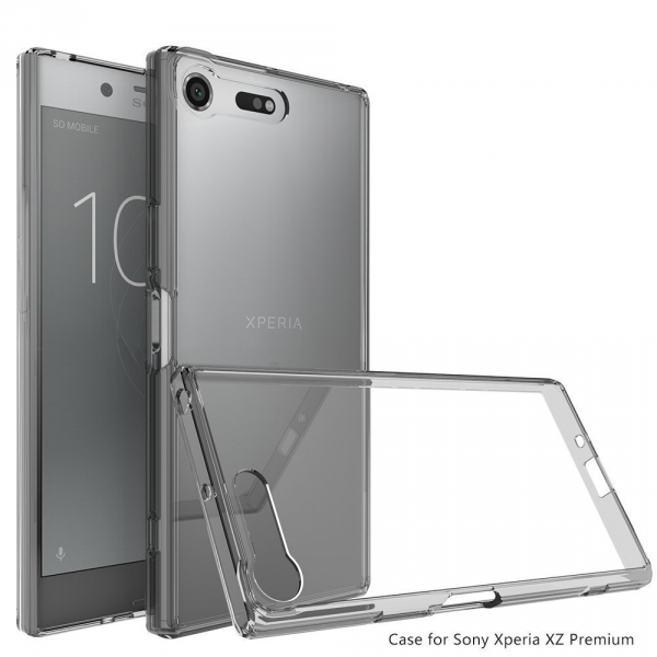 C And U Sony Xperia XZ Premium Bumper Klf-Crystal black