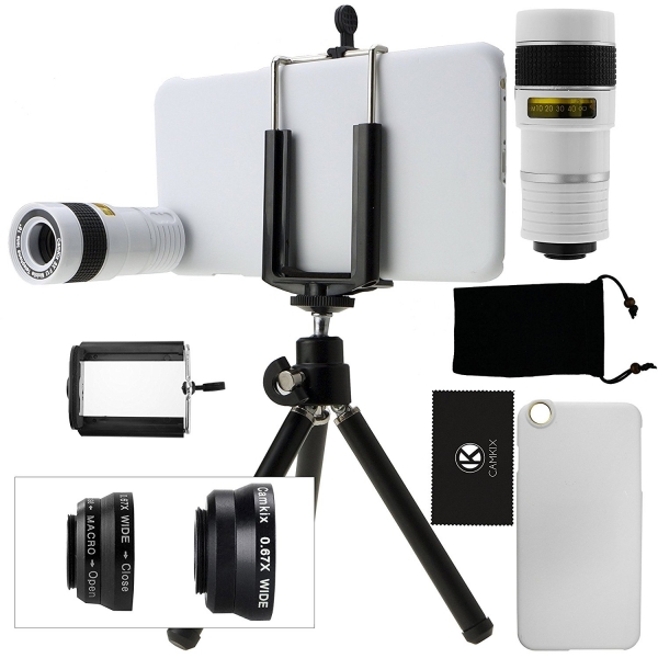 CamKix Apple iPhone 6 Plus / 6S Plus Kamera Lens Seti-White