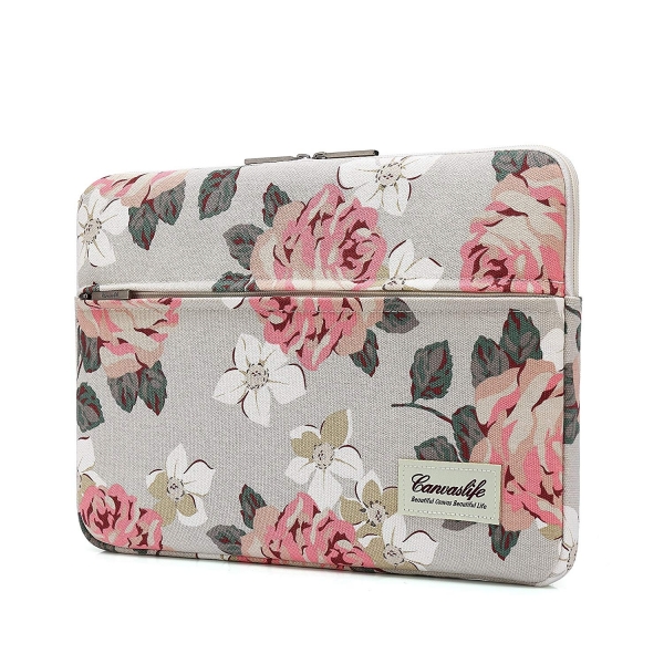 Canvaslife Kanvas Laptop antas (13.3 in)-Pink Rose  