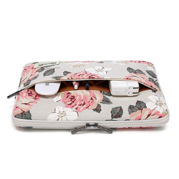 Canvaslife Kanvas Laptop antas (13.3 in)-Pink Rose  