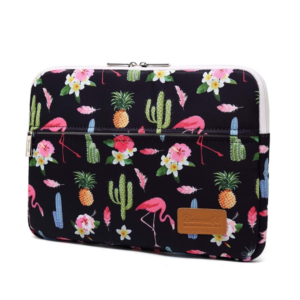 Canvaslife Kanvas Laptop antas (13.3 in)-Flamingos