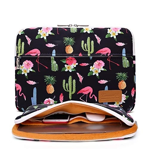 Canvaslife Kanvas Laptop antas (13.3 in)-Flamingos