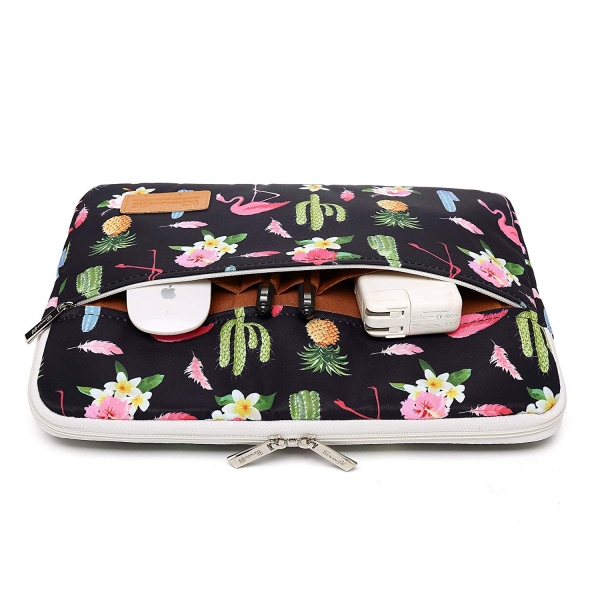 Canvaslife Kanvas Laptop antas (13.3 in)-Flamingos