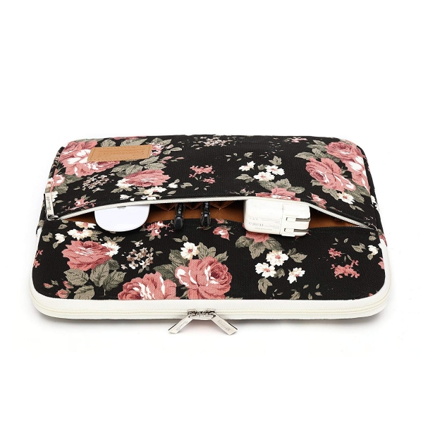 Canvaslife Laptop antas (13 in)-Black Chinese Rose