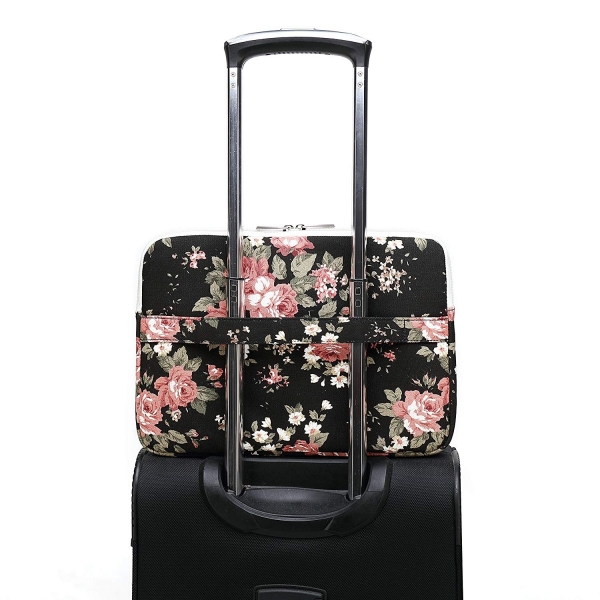 Canvaslife Laptop antas (13 in)-Black Chinese Rose