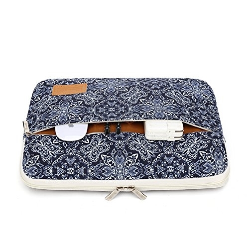 Canvaslife Laptop antas (13 in)-Blue Vintage