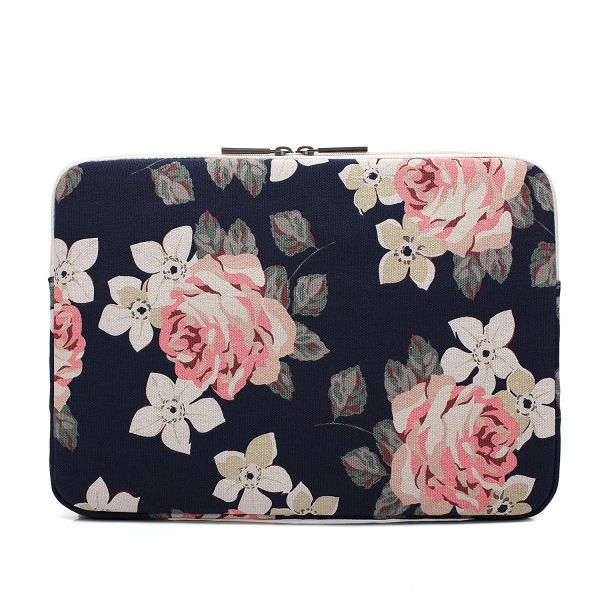 Canvaslife MacBook Air Su Geirmez anta (13-13.3 in)-Rose Pattern