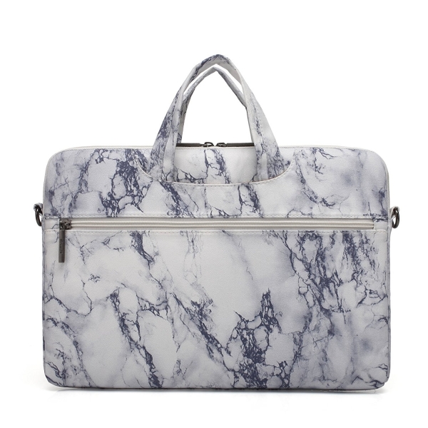 Canvaslife MacBook Pro/Air Omuz antas (14/15.6 in)-Marble Pattern