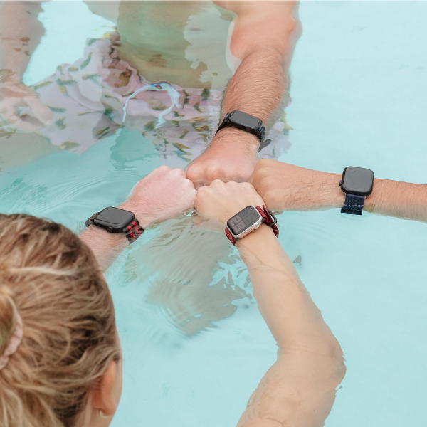 Carterjett Apple Watch Uyumlu Hiking Trail Nato Kay��-Surl Stripe