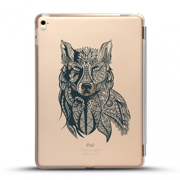 Cas Graphique Apple iPad Air 2 Klf (9.7 in)-vintage wolf