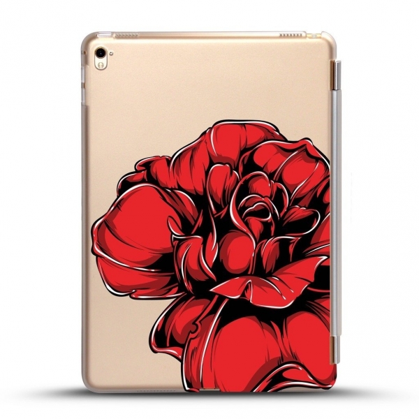 Cas Graphique Apple iPad Air 2 Klf (9.7 in)-Tattoo Rose