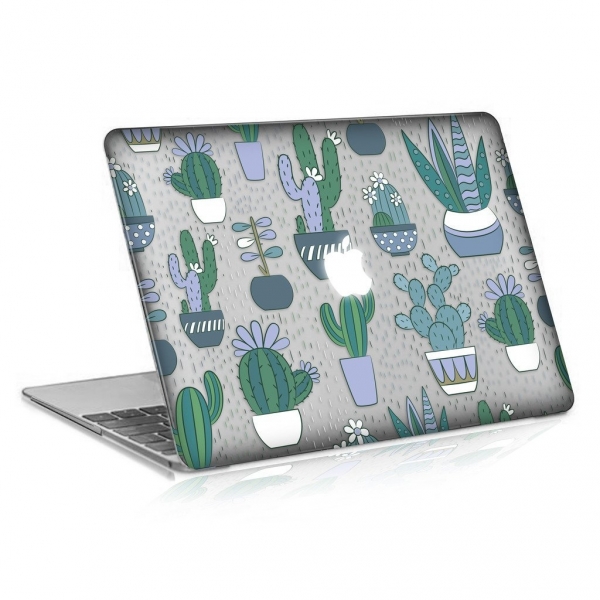Cas Graphique Retina Ekran Macbook Pro Klf (13 in)-Green Cacti